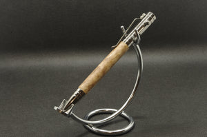 Pyinma Burl Bolt-Action Pen - Gun Metal